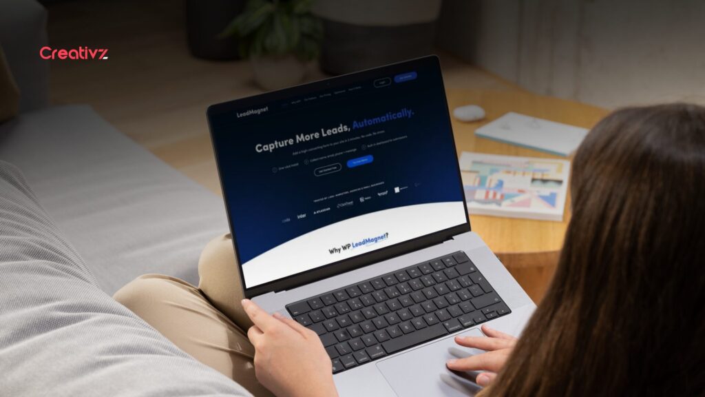 Example of high-converting landing page design with clear headline, focused call-to-action, and conversion-optimized layout