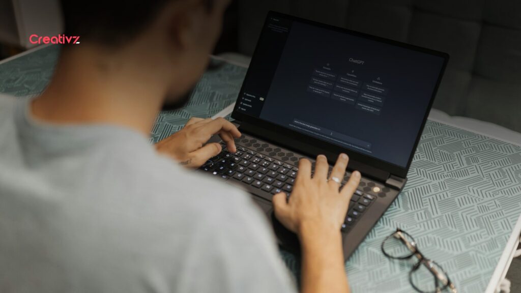 User researching products through AI-powered search showing how buyers make decisions before visiting websites