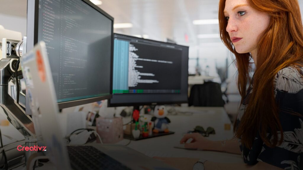Employee switching between multiple apps due to disconnected business systems
