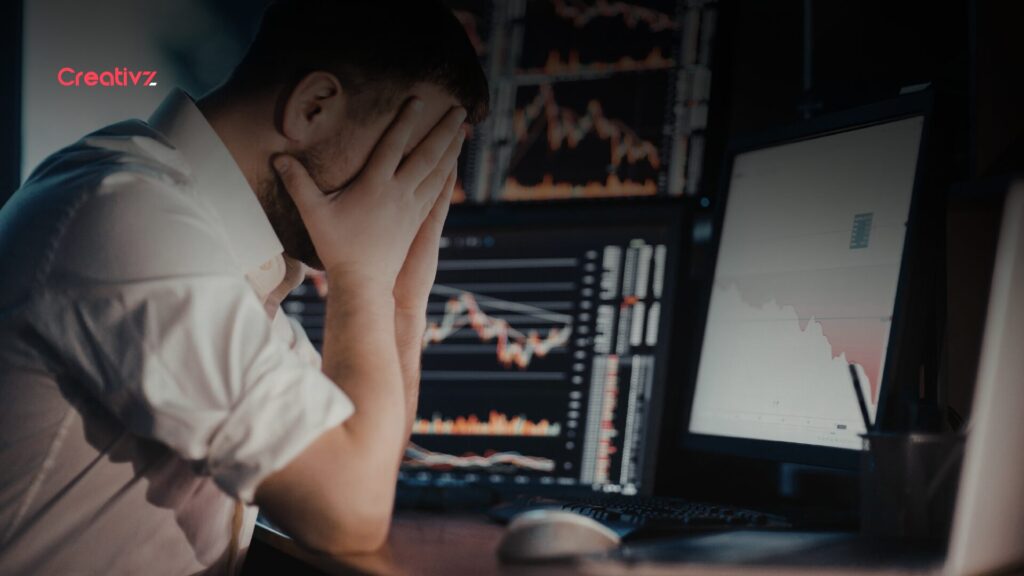 Frustrated founder looking at all his disconnected manual B2B workflows