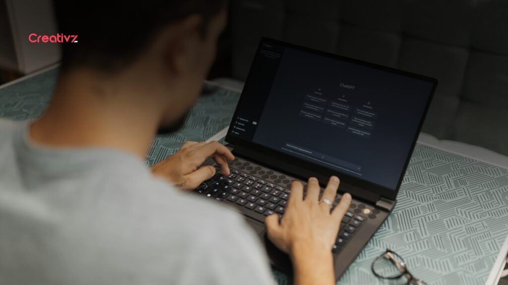 B2B buyer doing independent research using AI tools before contacting a sales rep