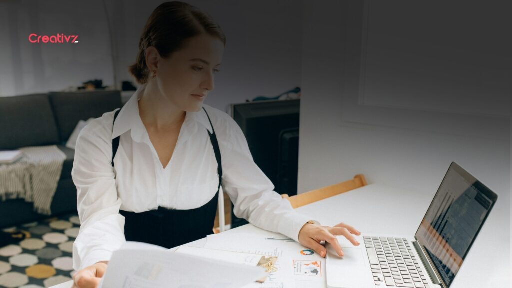 Founder reviewing website traffic data with low conversion performance.