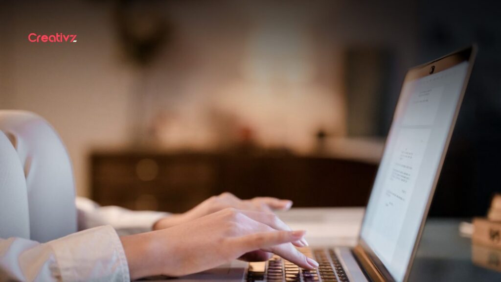 Business professional researching solutions across multiple webpages before making a buying decision.