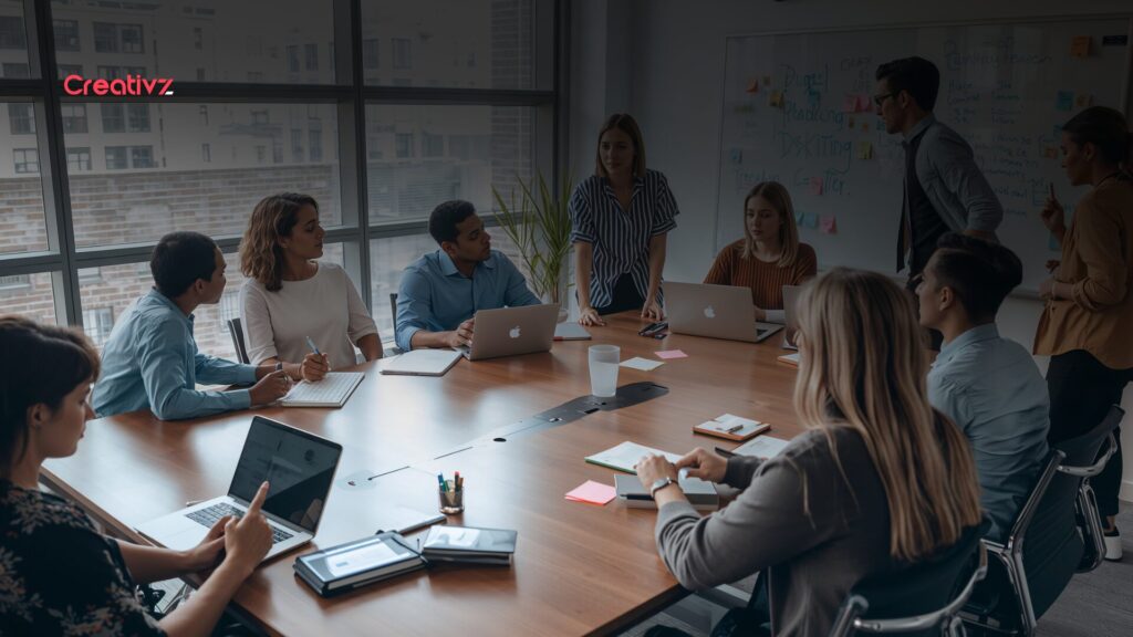 Leadership team reviewing closed-lost opportunities to improve future sales performance